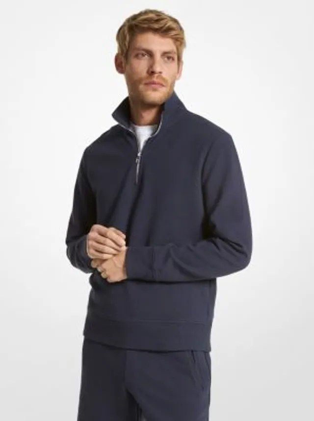 Michael Kors Cotton Blend Half-Zip Sweater | Square One