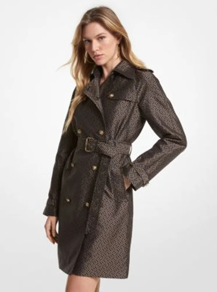 Michael kors outlet satin trench coat