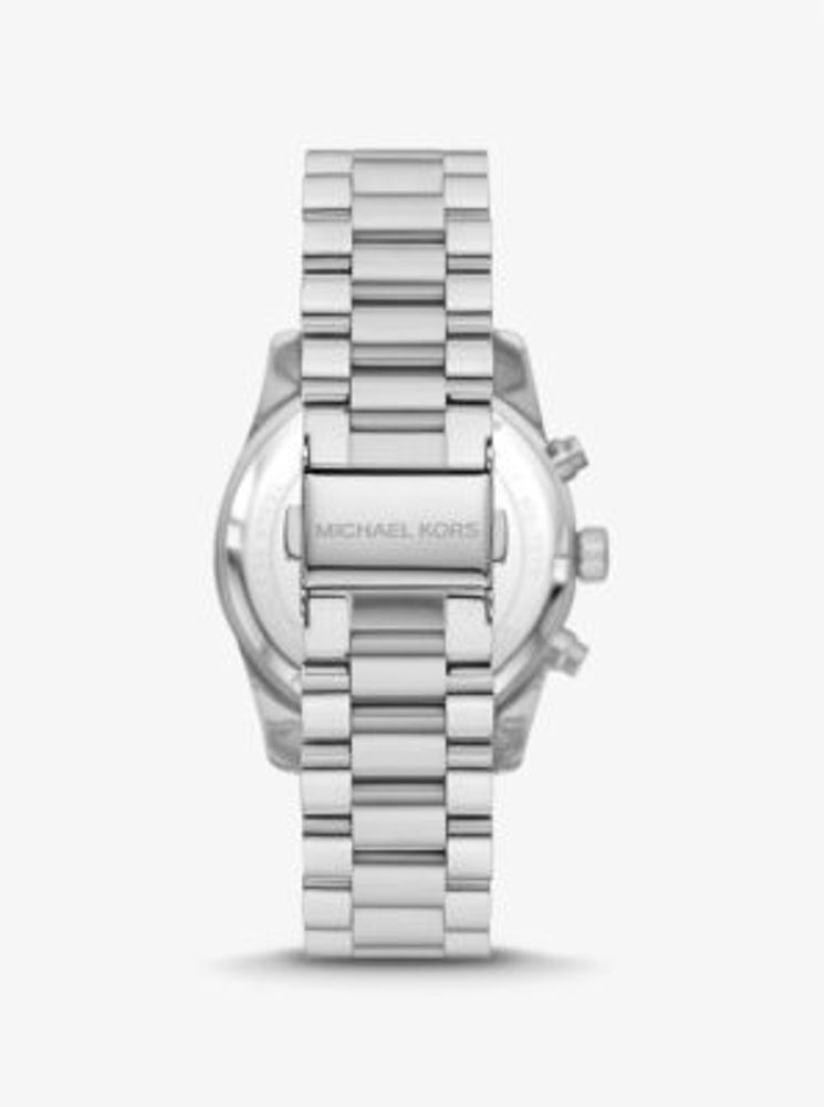 Michael kors sale silver lexington watch