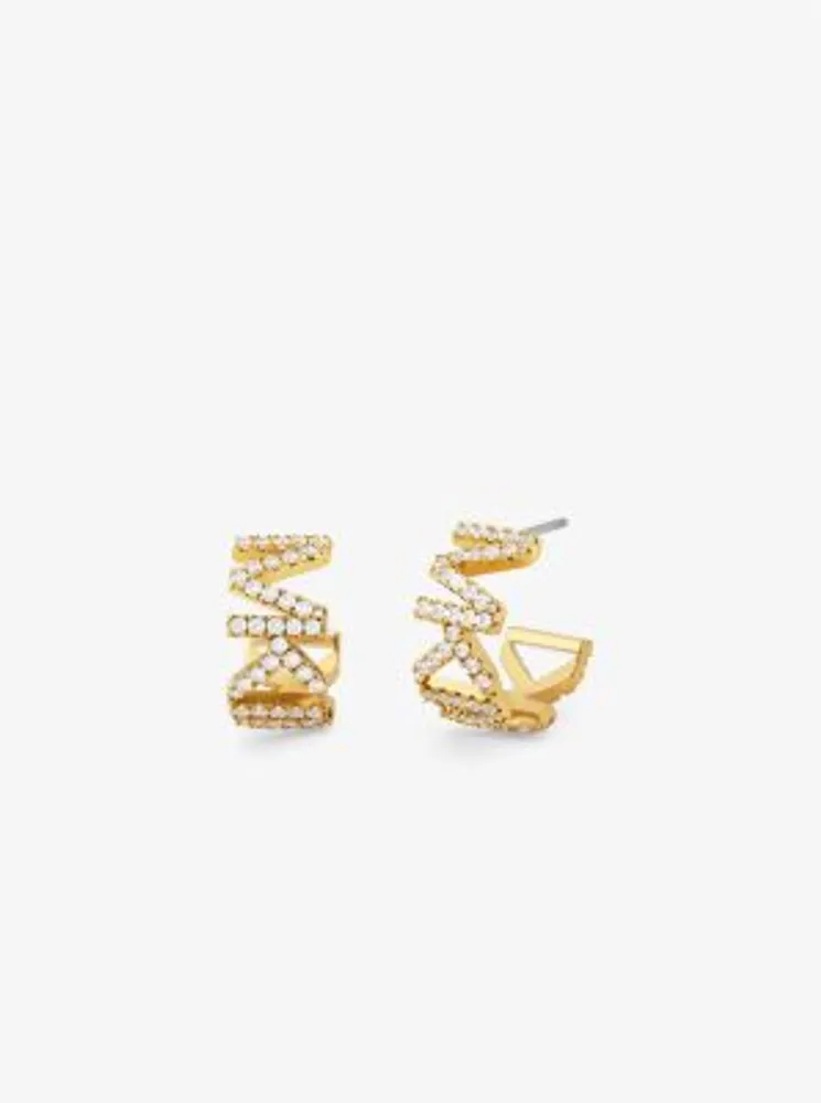 Michael kors best sale hoop earrings golden