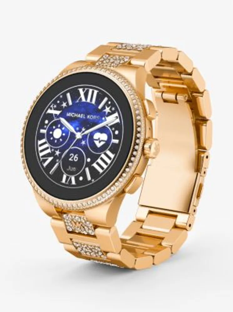 Michael kors gold tone on sale smartwatch