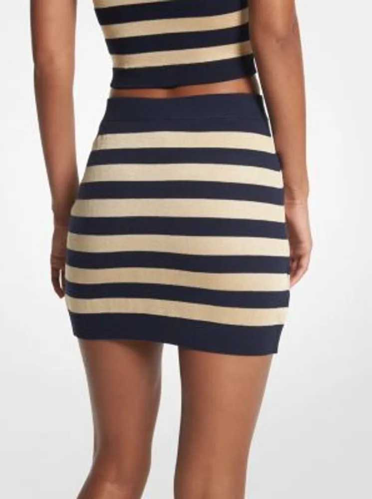 Michael kors on sale striped skirt