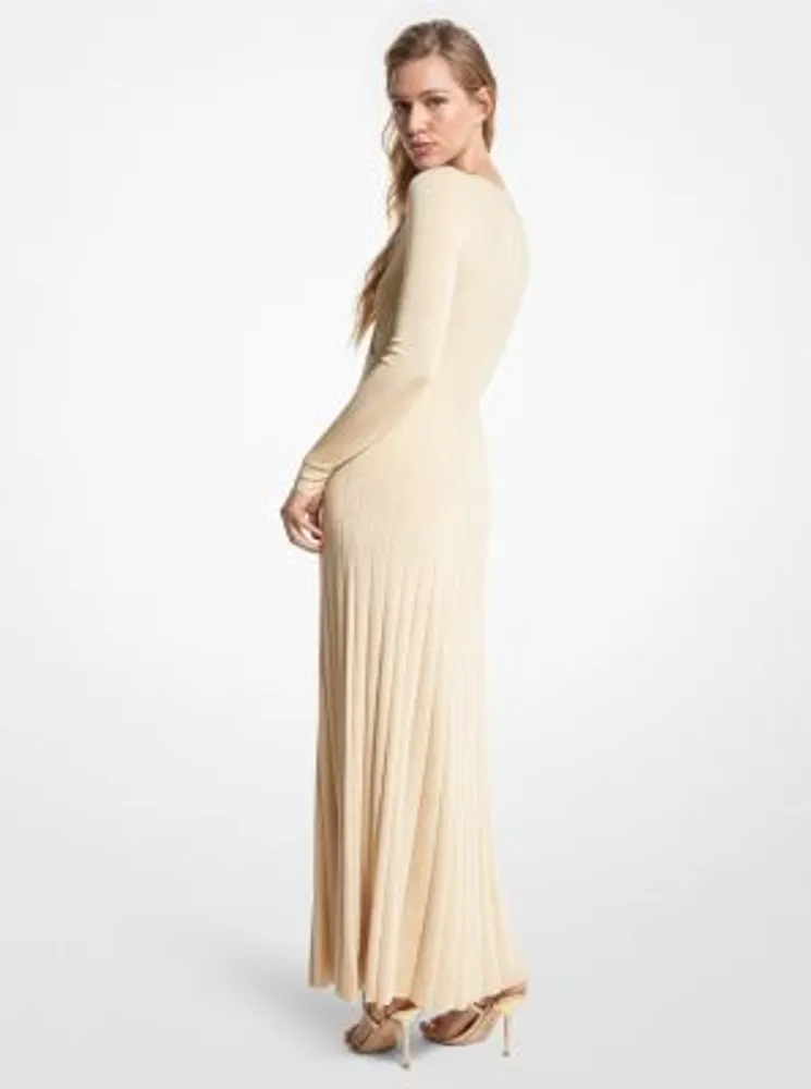 Michael kors maxi dress with clearance sleeves