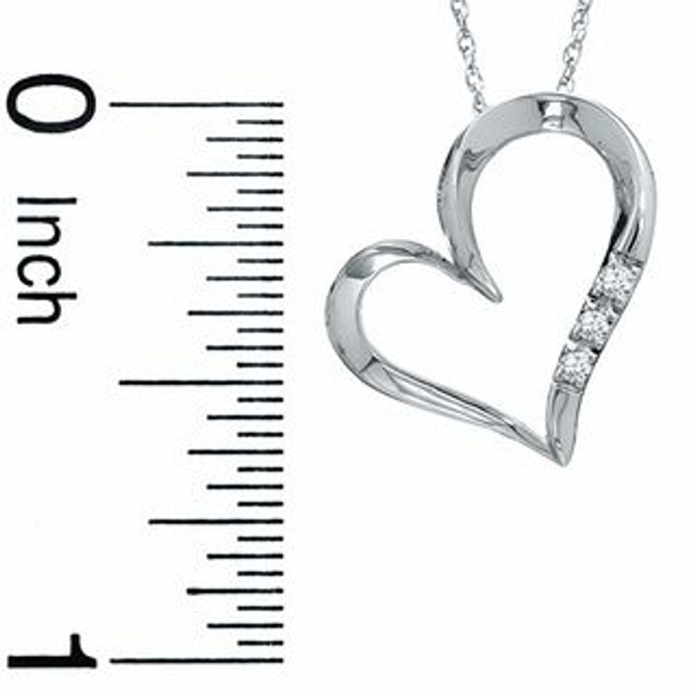 Zales three hot sale heart necklace