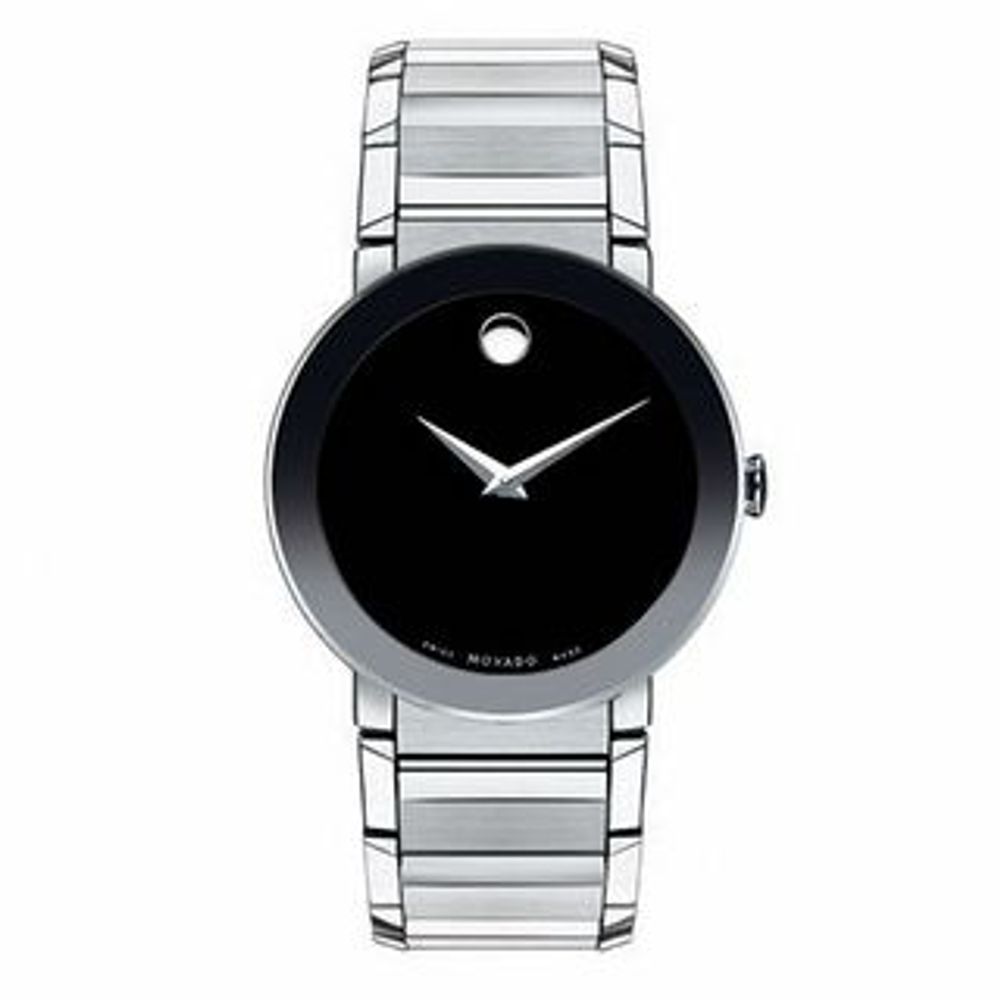 Movado sapphire 2025 crystal black