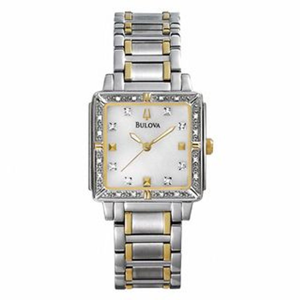 Bulova square watch hot sale