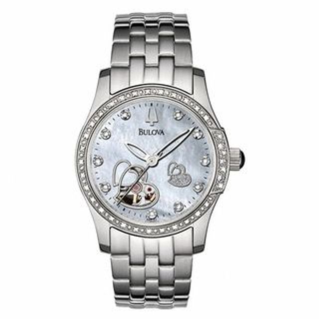 Bulova women's mother outlet of pearl watch