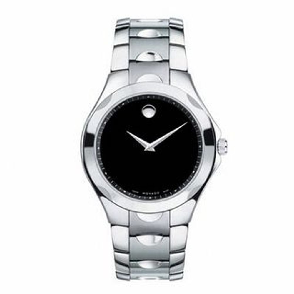 Movado luno hot sale black