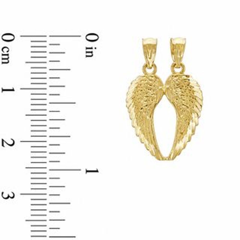 Gold angel hot sale wings charm