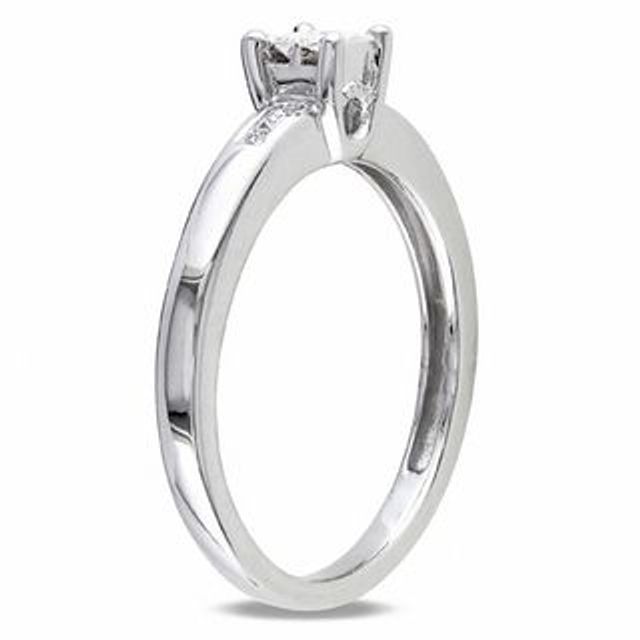 Princess cut sale promise rings