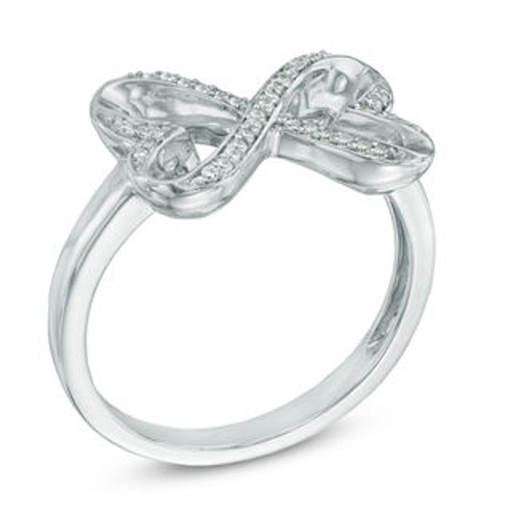 Heart shaped infinity on sale ring