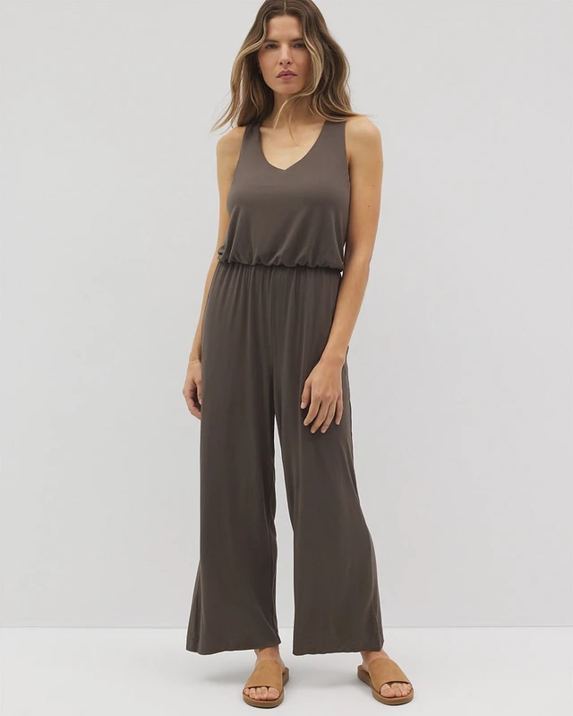 Soma Soft Jersey Soleil Ankle Jumpsuit | Liberty Center