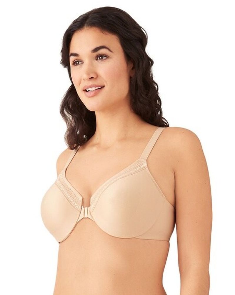 Soma Wacoal Perfect Primer Front Closure Bra, Black Mall of America®
