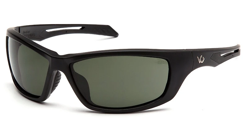 Pyramex Safety Howitzer Black Frame Forest Gray Antifog Lens