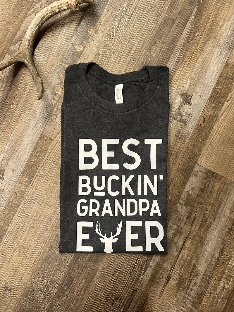 Best Buckin Tee Grandpa