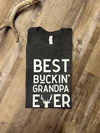 Best Buckin Tee Grandpa