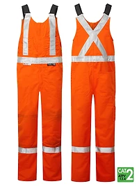 Ultrasoft 9oz Bib Pants - Orange