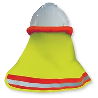 Lime Safety Hard Hat Mesh Rain Shade