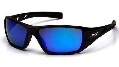 Pyramex Safety SB10465D Velar Safety Glasses Black Frame Ice Blue Mirror Lenses