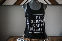 Eat.Sleep.Camp.Repeat Tank Top