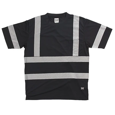 S/S SAFETY T-SHIRT W/ SEGMENTED STRIPES