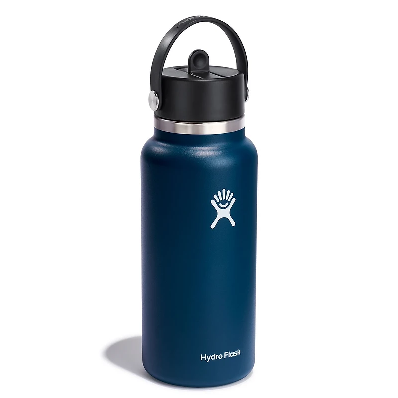 Hydro Flask 32 oz Wide Mouth Water Bottle with Flex Straw Cap