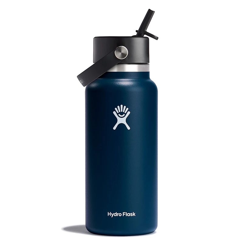 Hydro Flask 32 oz Wide Mouth Water Bottle with Flex Straw Cap
