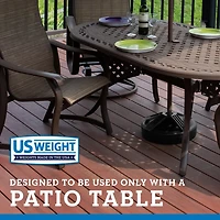 US Weight Durable 50 Pound Umbrella Base