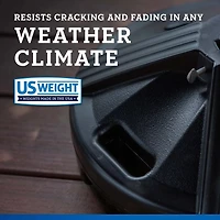 US Weight Durable 50 Pound Umbrella Base