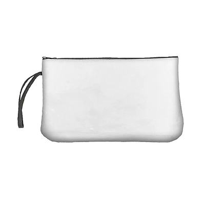 Logo Brands Clear Wristlet