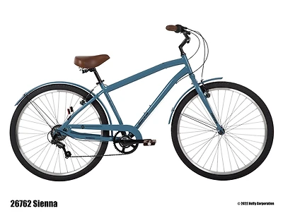 Huffy Men's Sienna 27.5 7-Speed Comfort Hybrid Bike