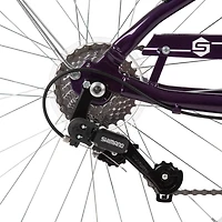Huffy Girls' Sienna 24 7-Speed Comfort Hybrid Bike