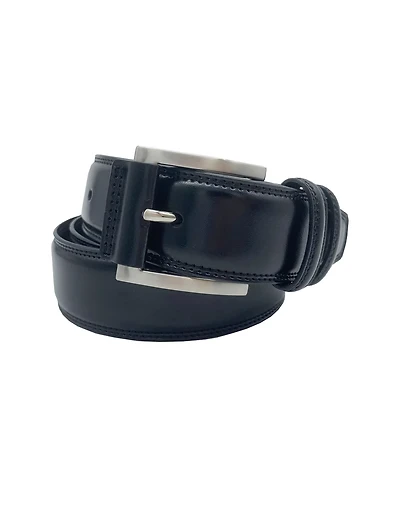 Magellan Outdoors Men's Contrast Stitch Black Belt