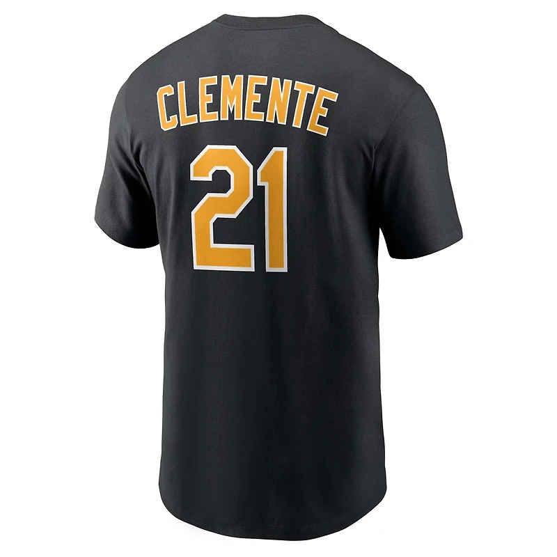 Nike Roberto Clemente Pittsburgh Pirates Cooperstown Collection Name Number T-Shirt