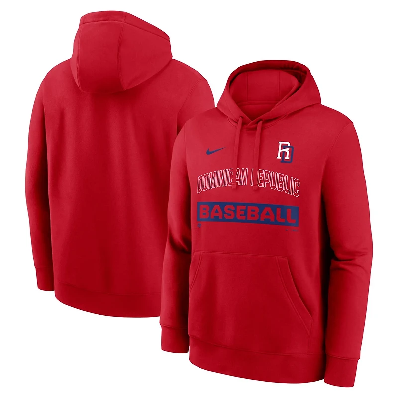 Nike Dominican Republic Baseball 2026 World Baseball Classic Club Hoodie