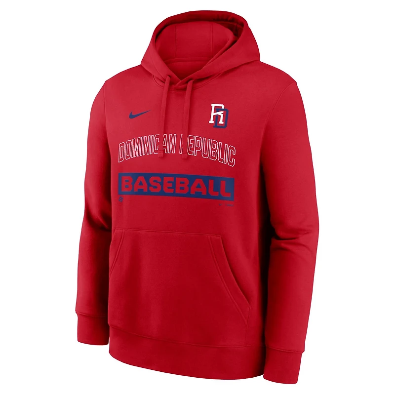 Nike Dominican Republic Baseball 2026 World Baseball Classic Club Hoodie