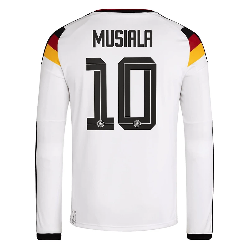 adidas Jamal Musiala Germany National Team 2026 Home Replica Long Sleeve Jersey