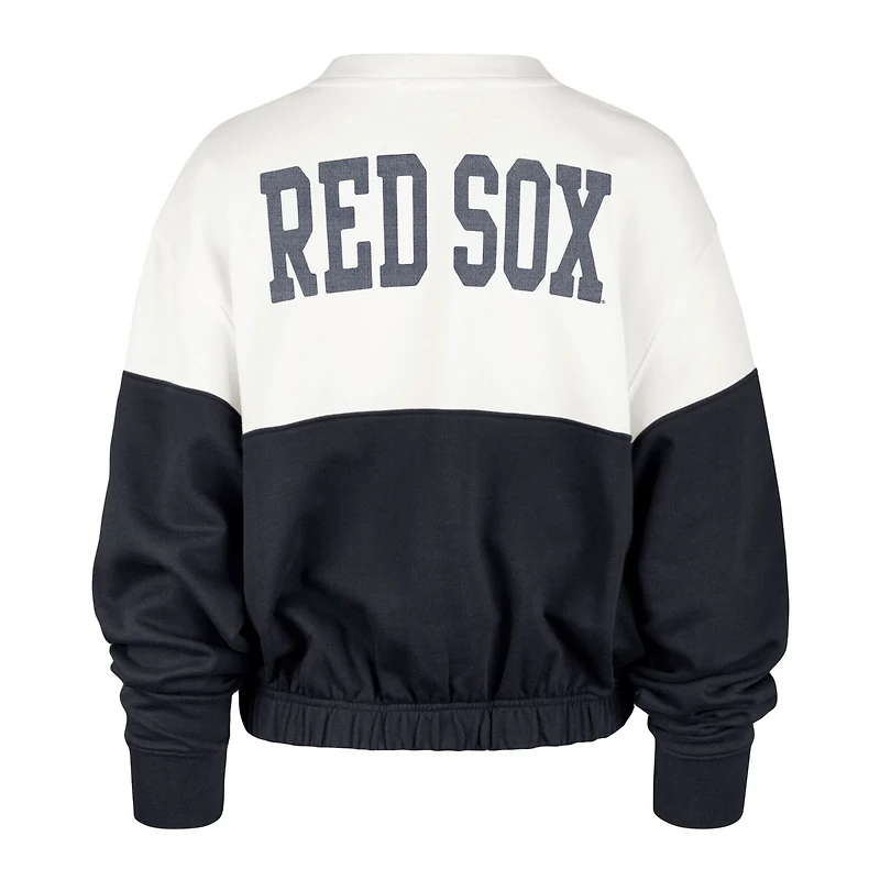 '47 /Navy Boston Red Sox Take Two Bonita Pullover Sweatshirt