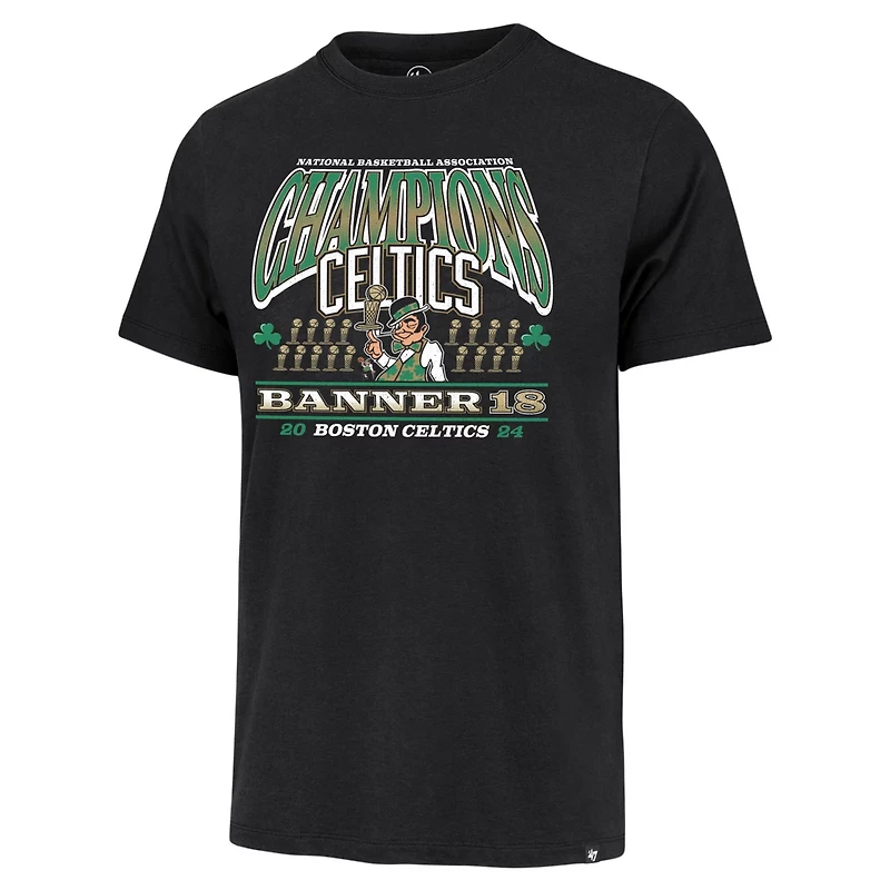 '47 Boston Celtics 18-Time NBA Finals Champions Banner Franklin T-Shirt
