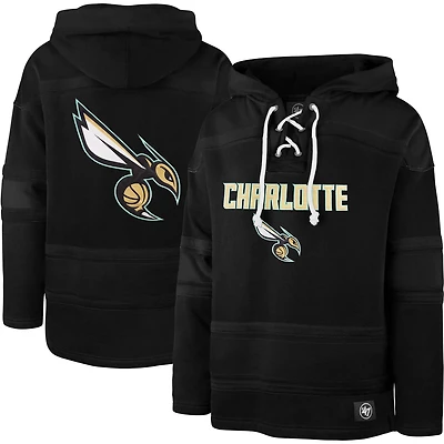 '47 Charlotte Hornets 2022/23 Pregame MVP Lacer Pullover Hoodie - City Edition