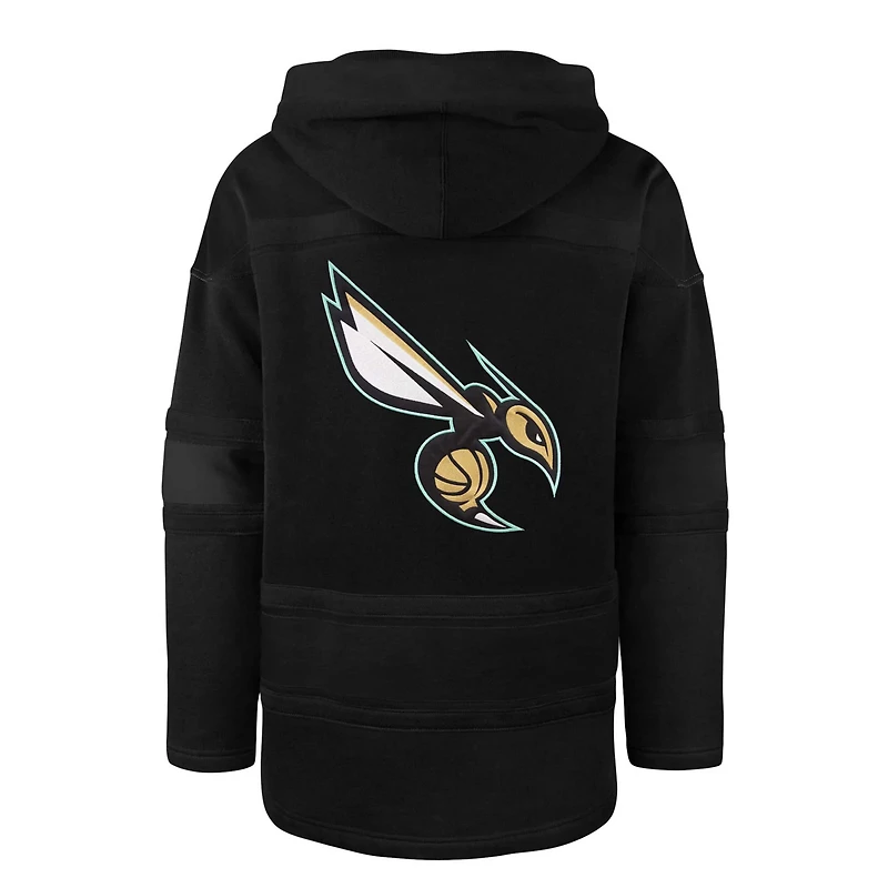 '47 Charlotte Hornets 2022/23 Pregame MVP Lacer Pullover Hoodie - City Edition