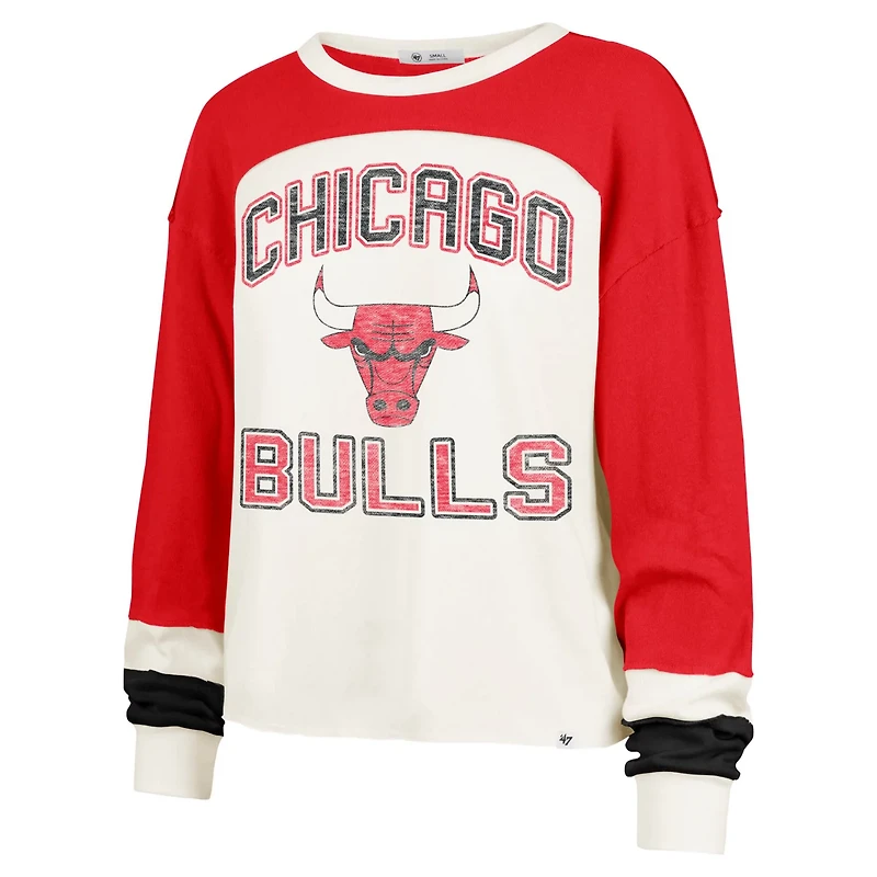 '47 Chicago Bulls Curve Raglan Long Sleeve T-Shirt