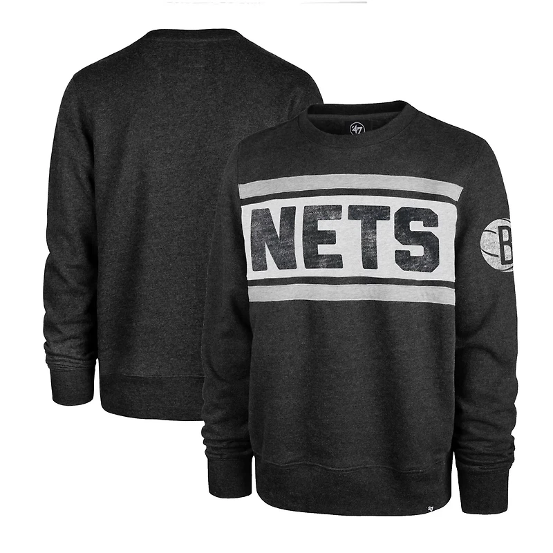 '47 Heather Brooklyn Nets Tribeca Emerson Pullover Sweatshirt