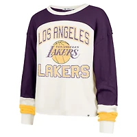 '47 Los Angeles Lakers Curve Raglan Long Sleeve T-Shirt