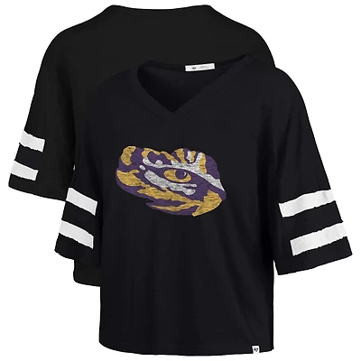 '47 LSU Tigers Premier Scout Sleeve Stripe Relaxed Dolman T-Shirt