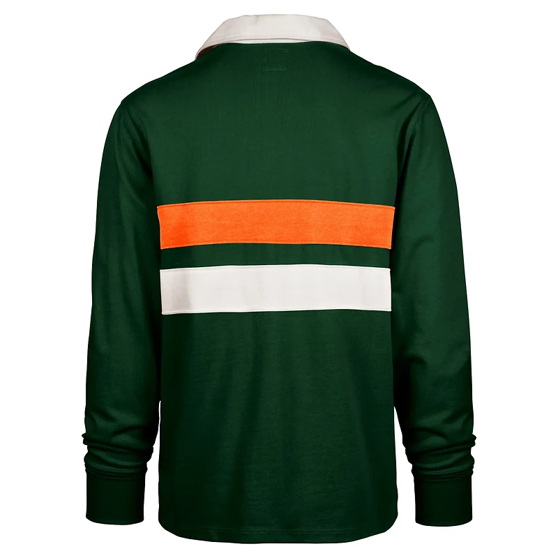 '47 Miami Hurricanes Clubhouse Knox Thames Long Sleeve Rugby Polo