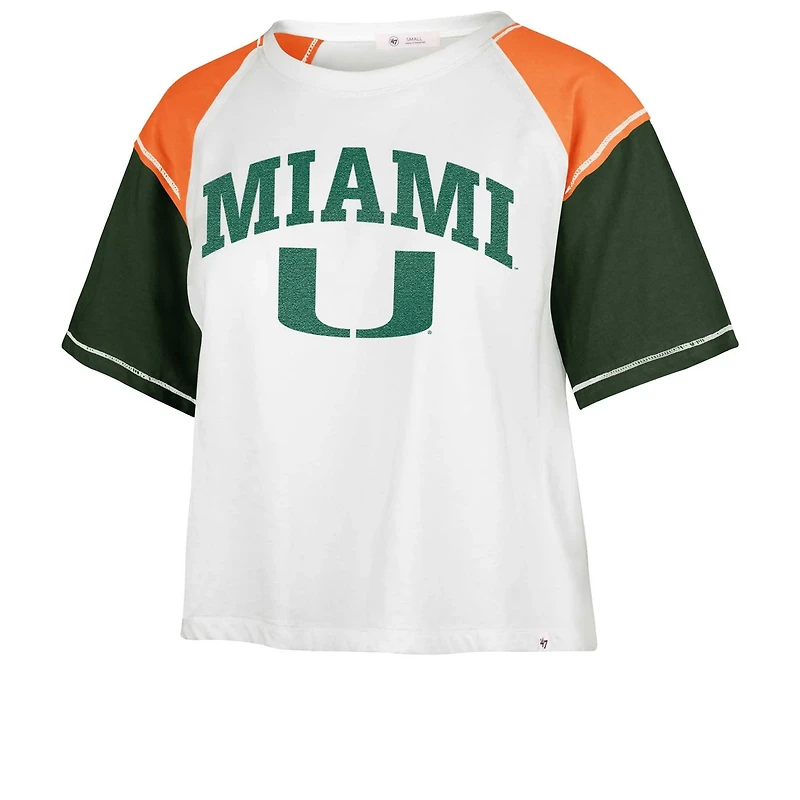 '47 Miami Hurricanes Serenity Gia Cropped T-Shirt