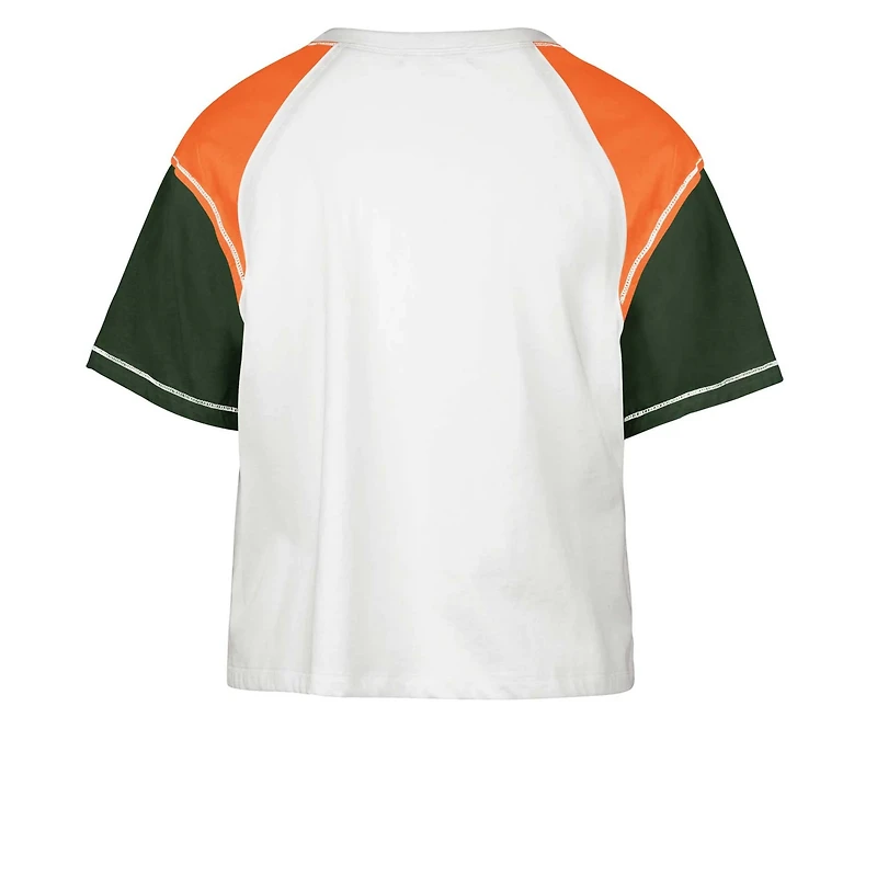 '47 Miami Hurricanes Serenity Gia Cropped T-Shirt