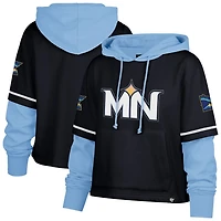 '47 Minnesota Twins City Connect Shortstop Cropped Pullover Hoodie