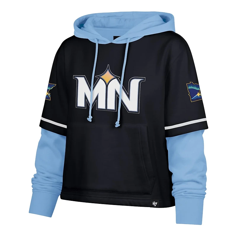 '47 Minnesota Twins City Connect Shortstop Cropped Pullover Hoodie